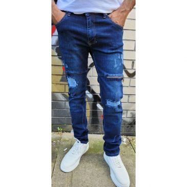 new-slim-fit-jeans-patchwork-paint-splatter-distressed-ripped-biker-denim-jeans